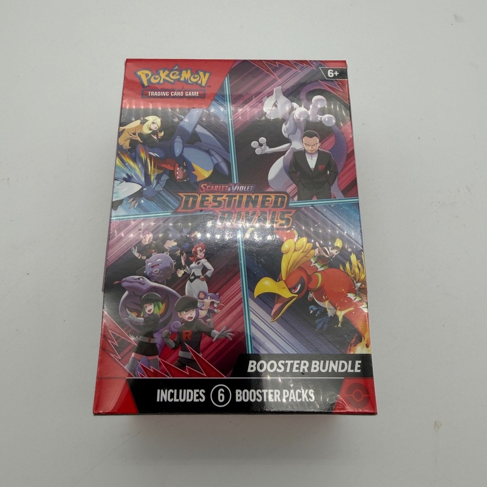Pokemon TCG Scarlet & Violet Destined Rivals Booster Bundle 6 Packs Sealed Box